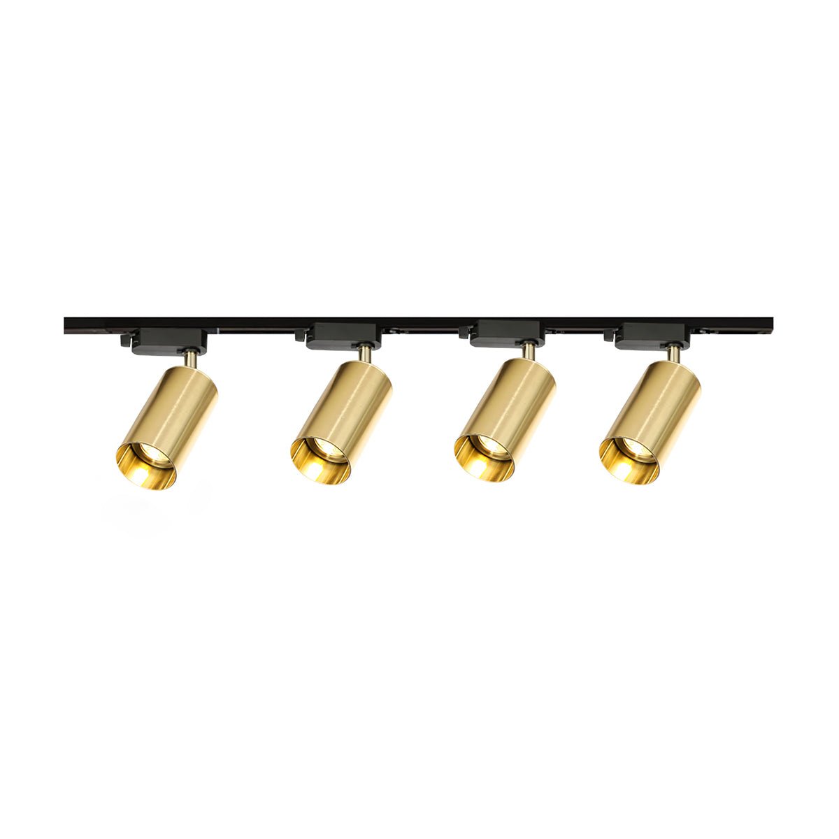 Gilded Rail Track Light 4-Lights L 39.4″ x H 8.7″ / Black & Gold Ceiling lamp