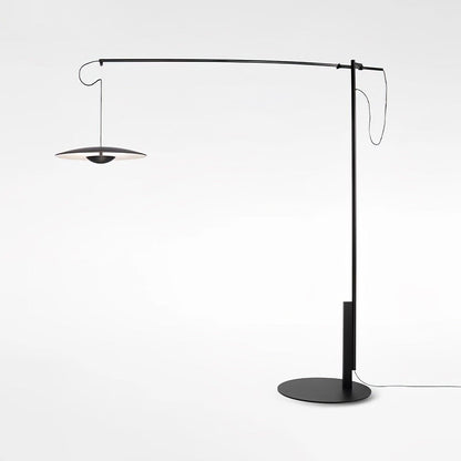 Innovative Directional Floor Lamp Dia 54.7″ x H 70.9″ / Dia 139cm x H 180cm / Matt black / US Plug Floor lamp