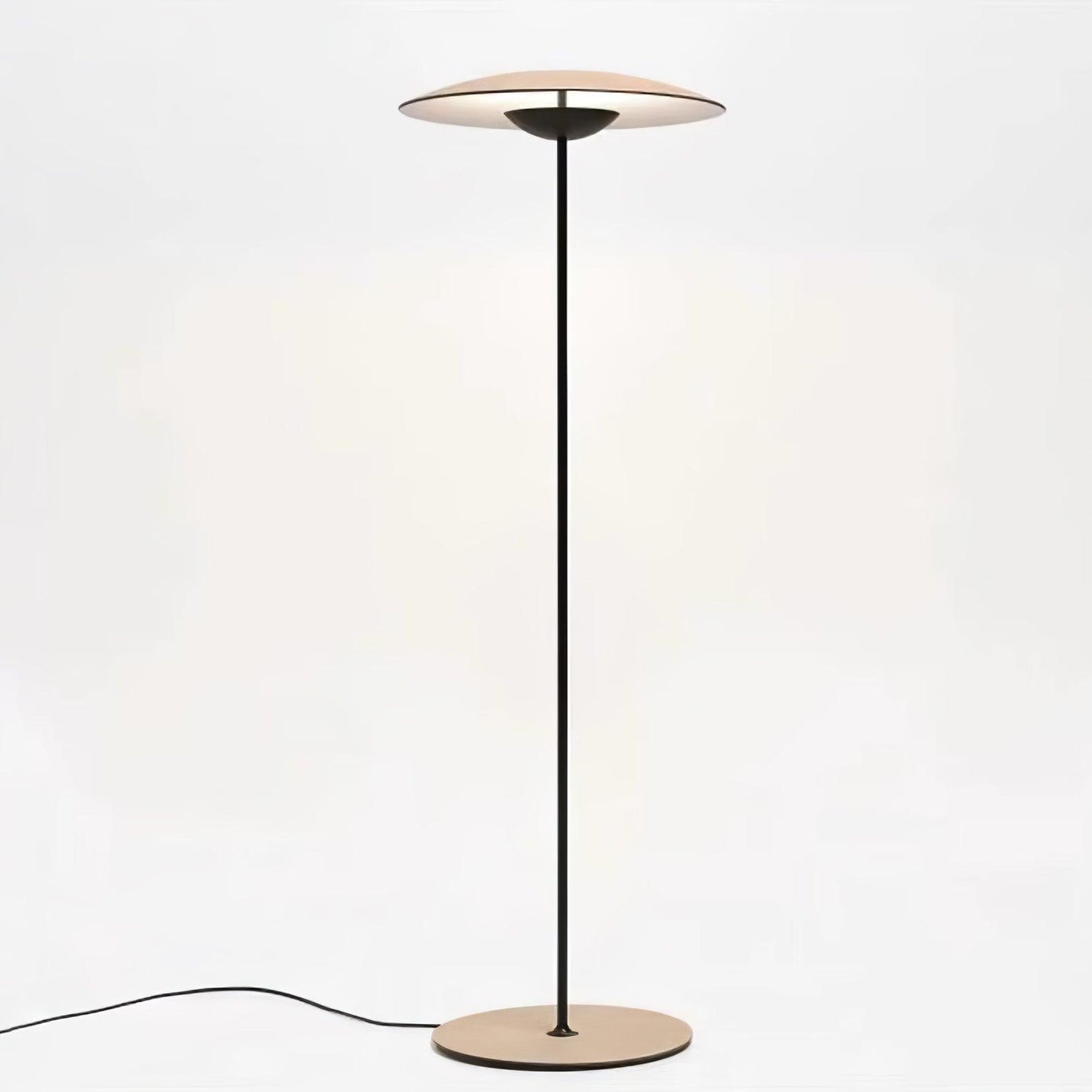 Innovative Directional Floor Lamp Dia 17.7″ x H 63″ / Dia 45cm x H 160cm / Woodgrain / US Plug Floor lamp
