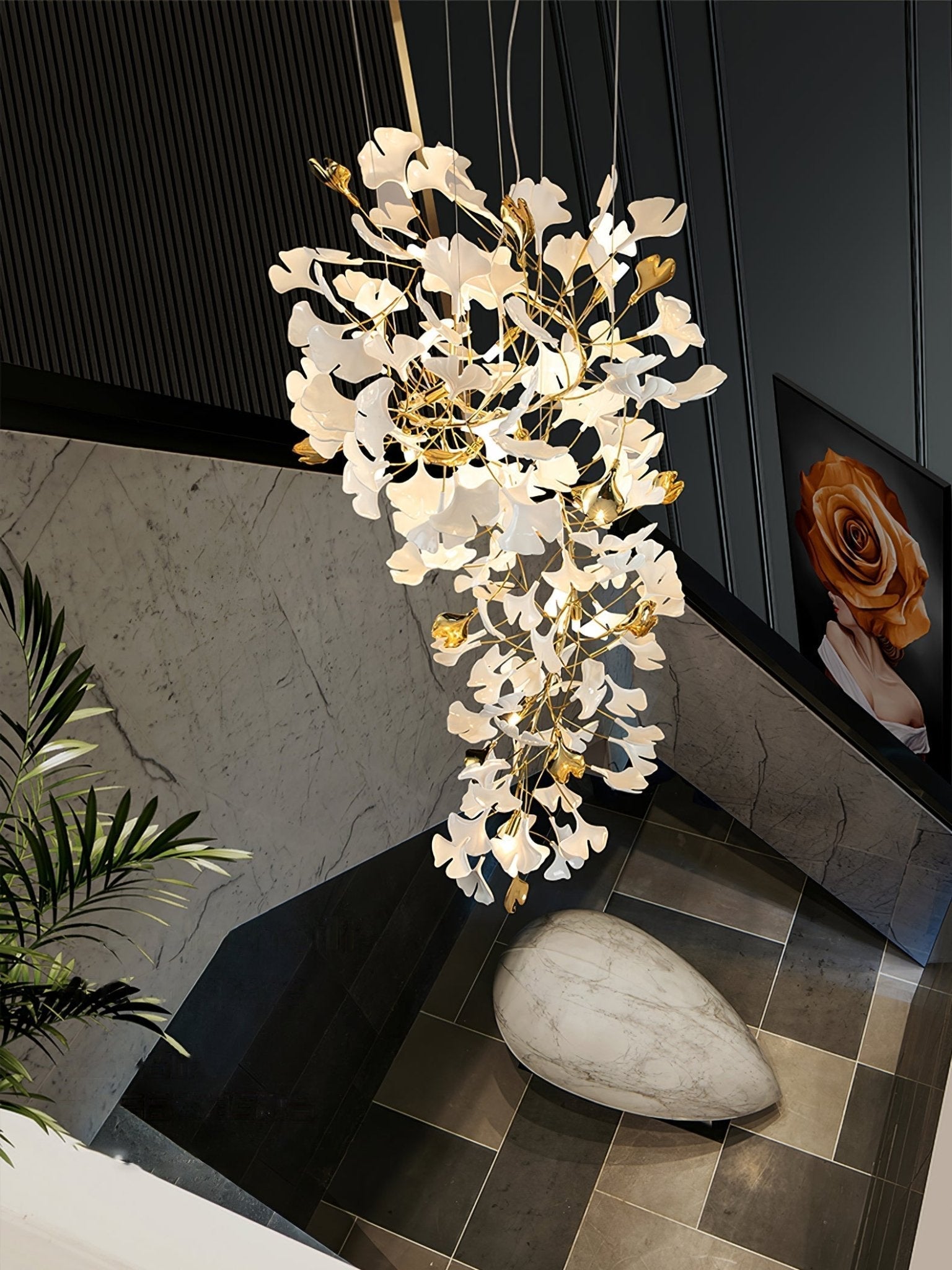 Gingko Chandelier Z Chandelier