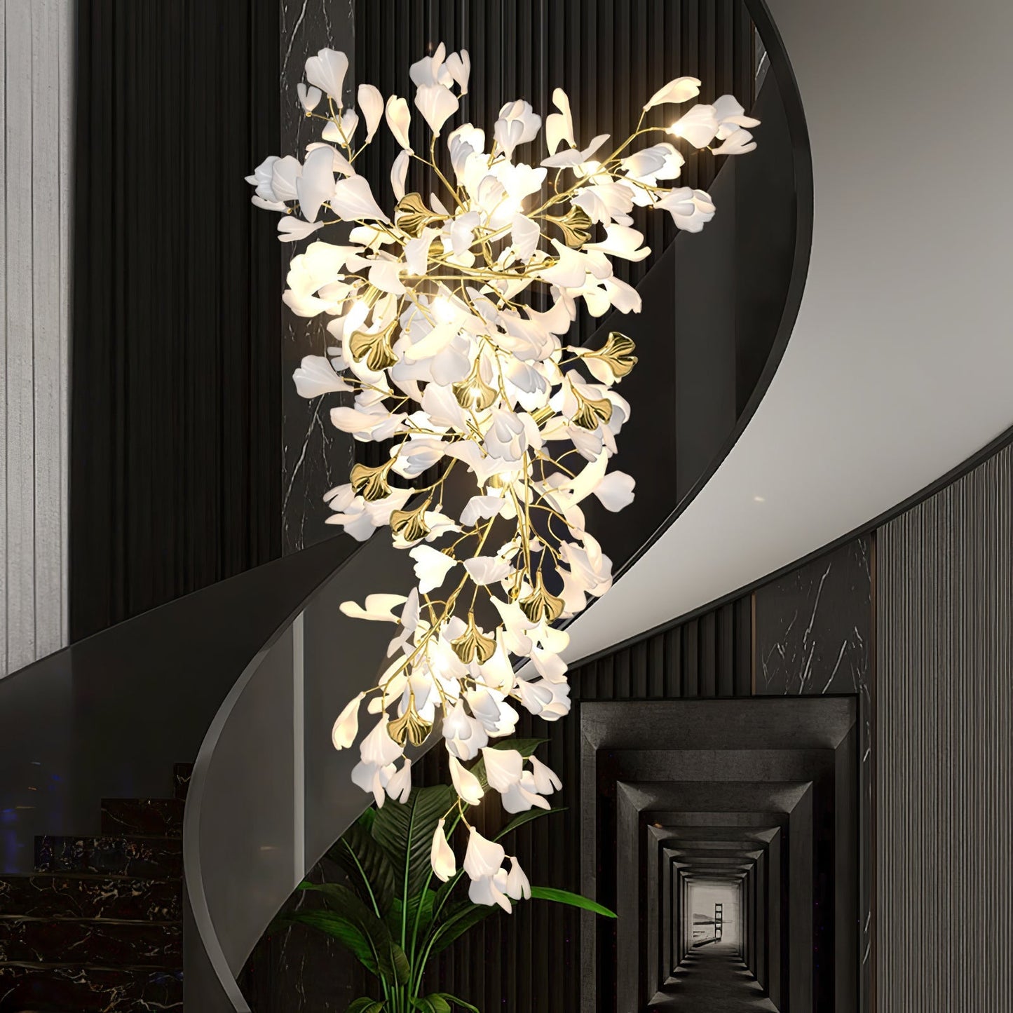 Gingko Chandelier Z Chandelier