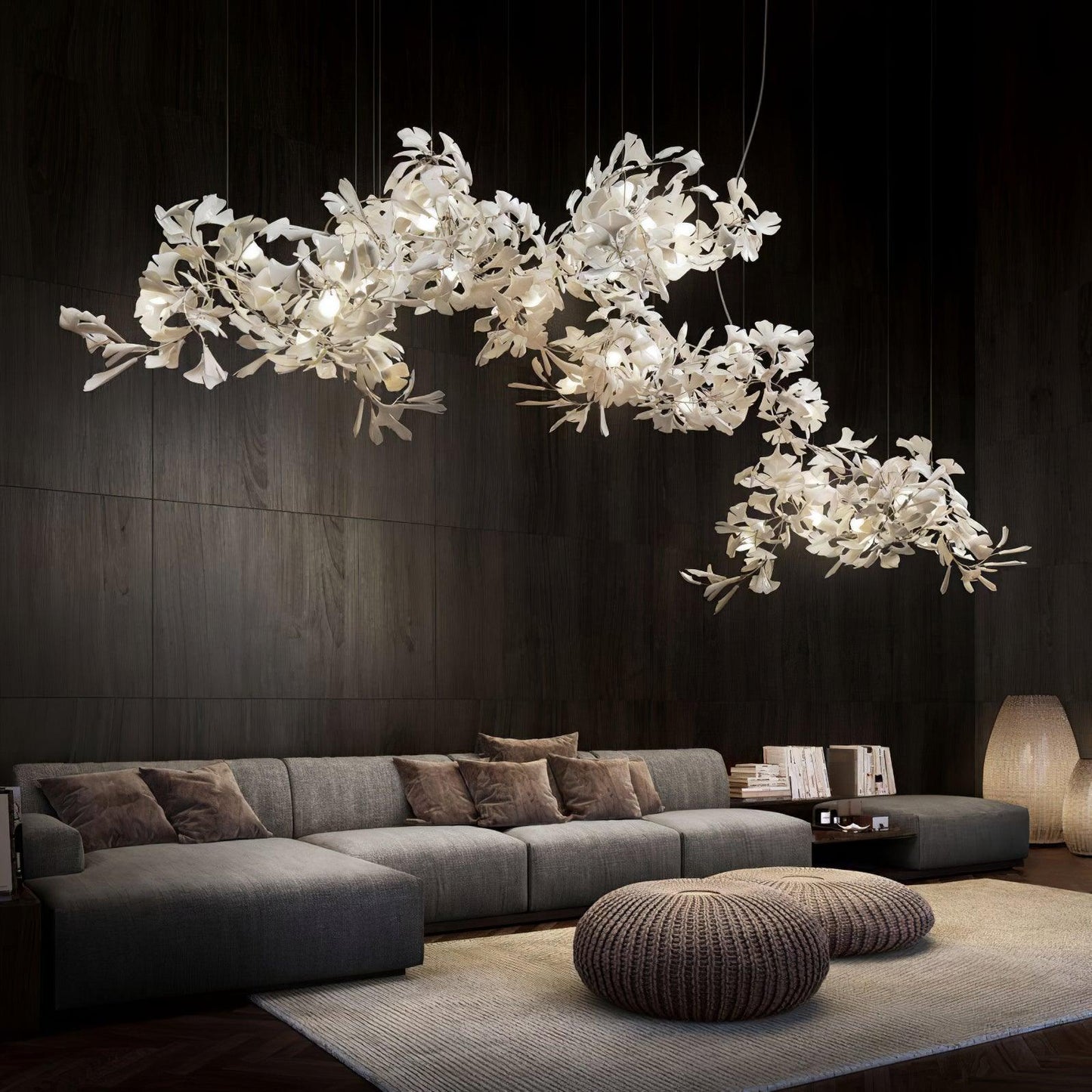 Gingko Chandelier C Chandelier
