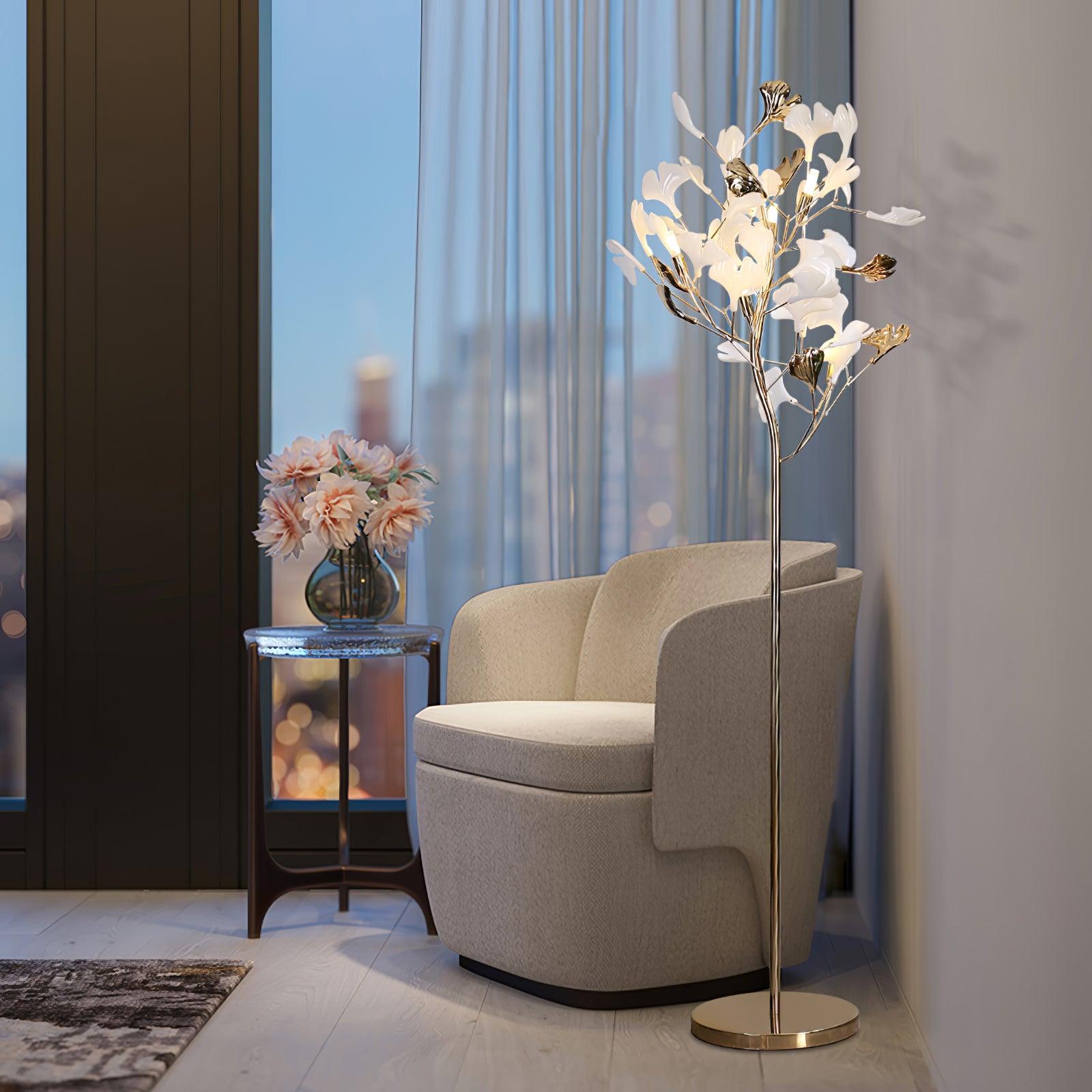 Gingko Leaf Floor Lamp Floor lamp