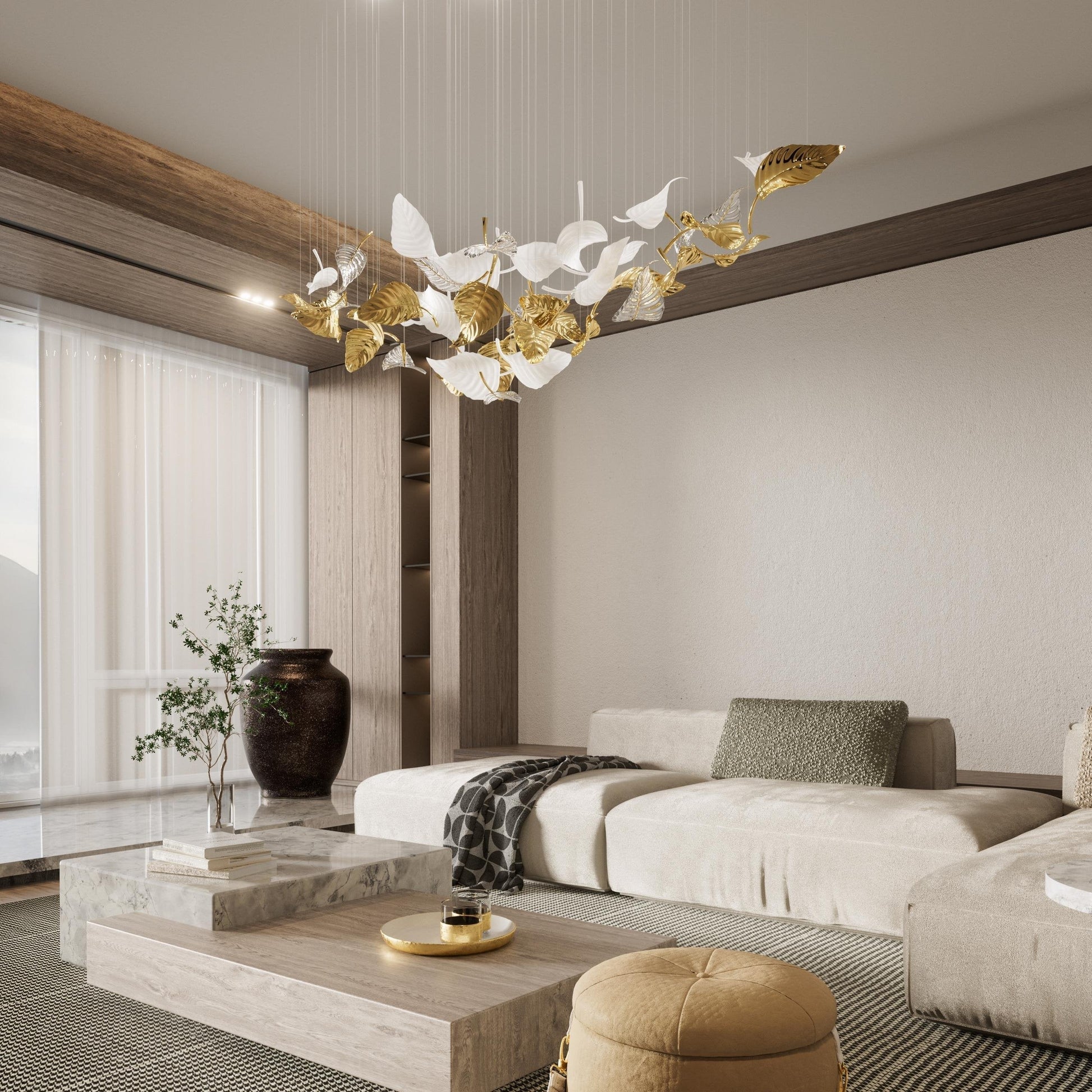 Linden Leaves Chandelier Chandelier