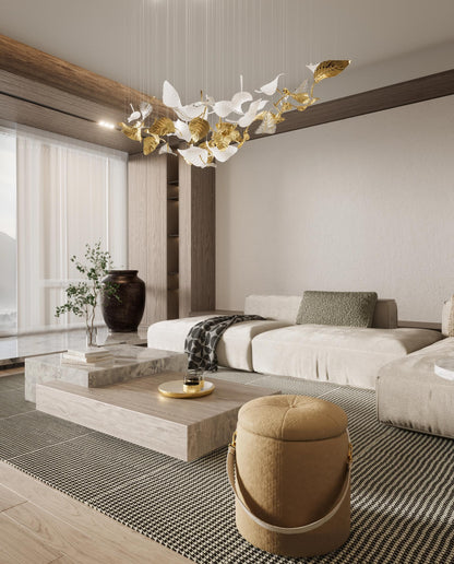 Linden Leaves Chandelier Chandelier