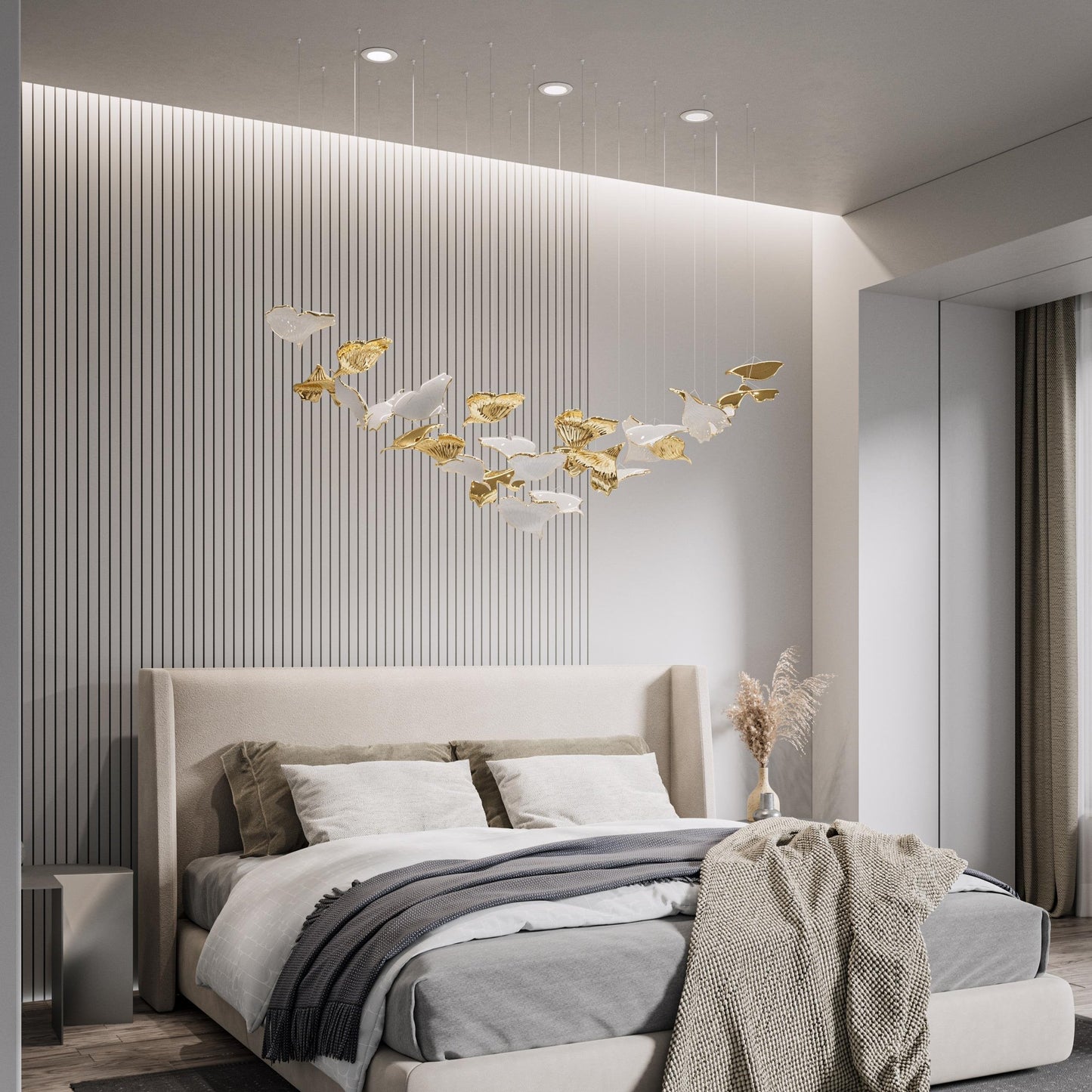 Ginkgo Tree Chandelier Commercial Interior Customize