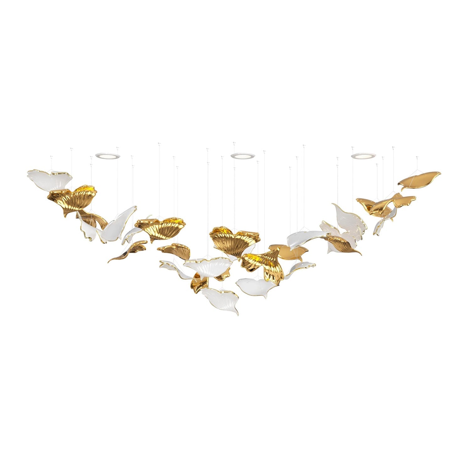 Ginkgo Tree Chandelier Commercial Interior Customize