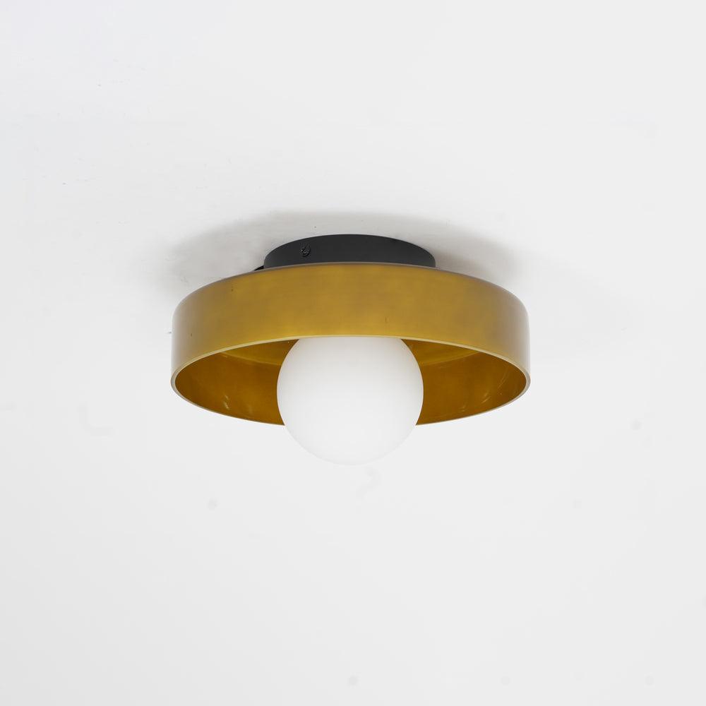 Gino Ceiling Lamp ? 9.8″ x H 2.8″ / Dia 25cm x H 7cm / Brown Ceiling lamp