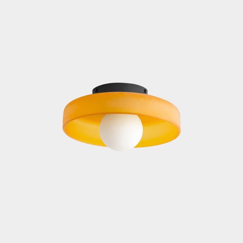 Gino Ceiling Lamp ? 9.8″ x H 2.8″ / Dia 25cm x H 7cm / Orange Ceiling lamp