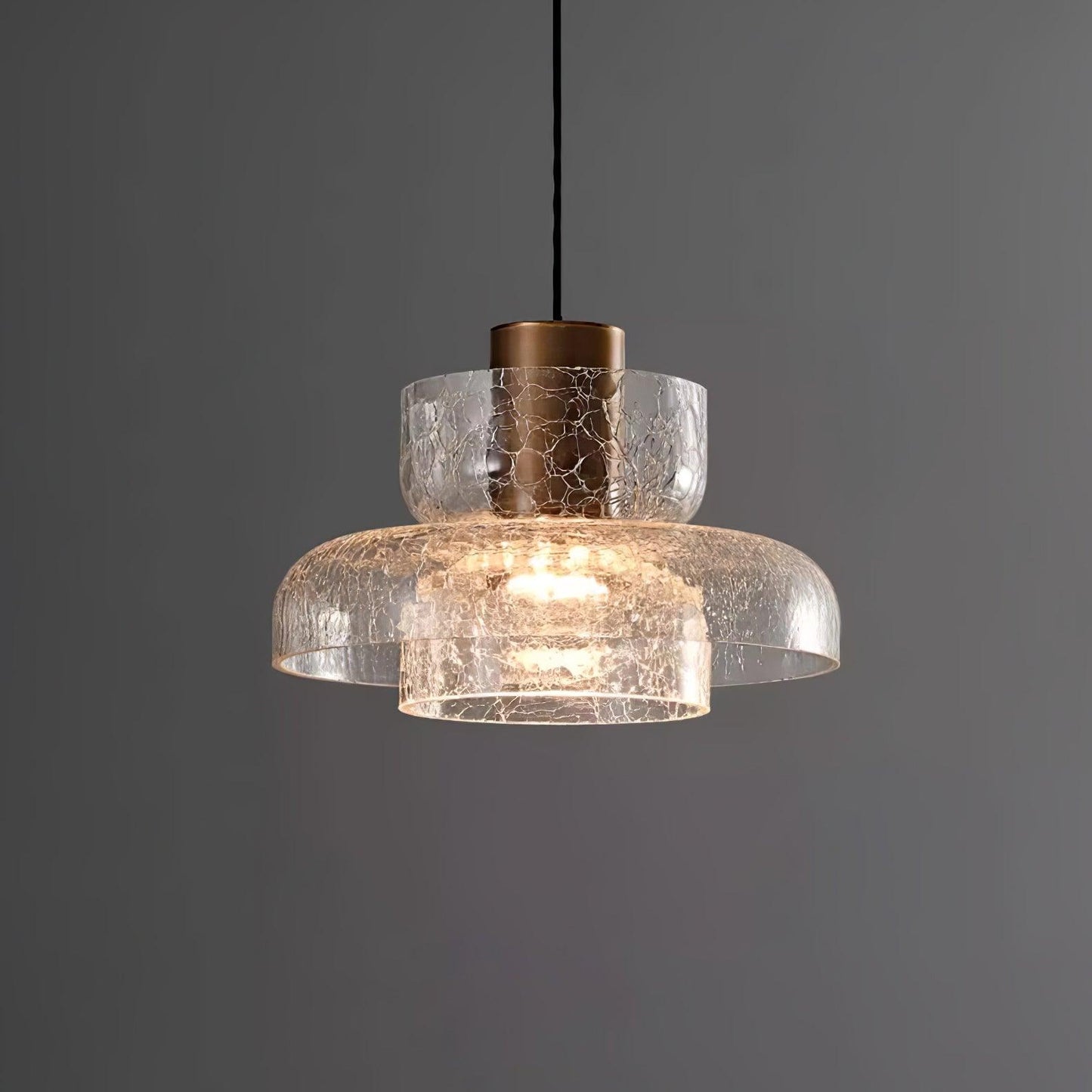 Glacier Crackle Glass Pendant Lamp Pendant light
