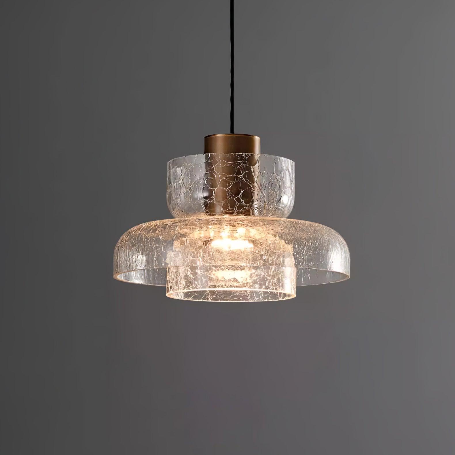 Glacier Crackle Glass Pendant Lamp Pendant light