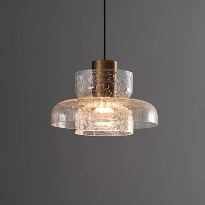 Glacier Crackle Glass Pendant Lamp Pendant light