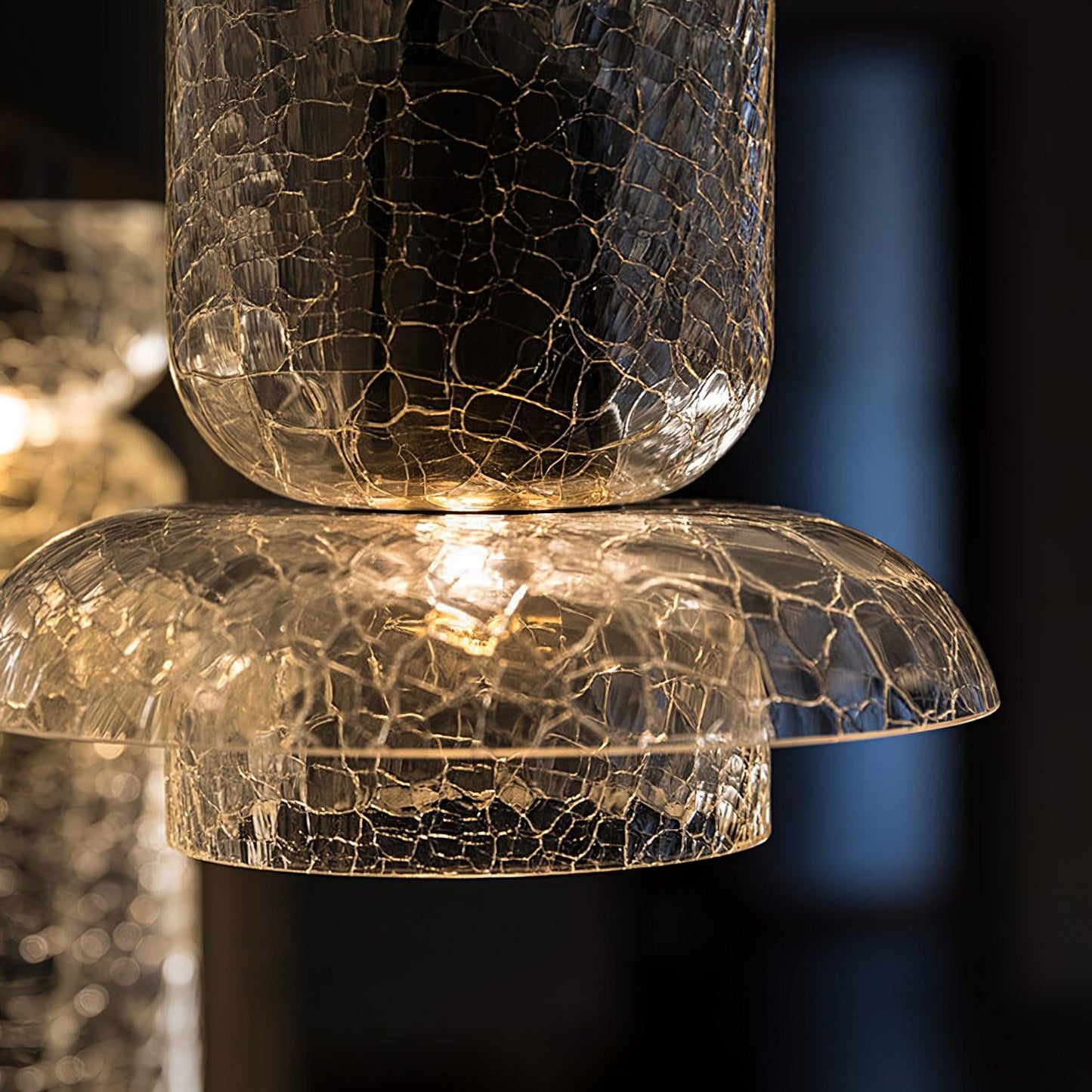 Glacier Crackle Glass Pendant Lamp Pendant light