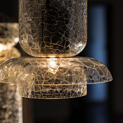 Glacier Crackle Glass Pendant Lamp Pendant light