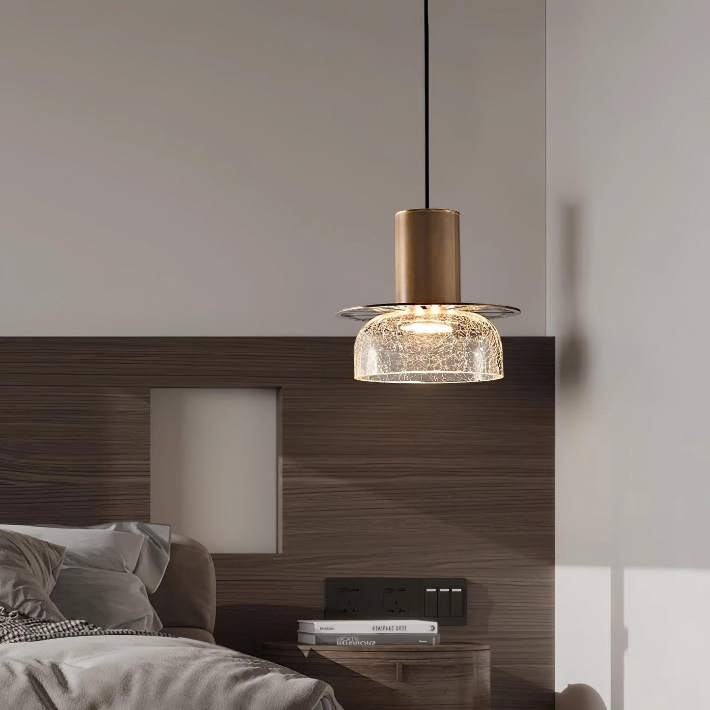 Glacier Crackle Glass Pendant Lamp Pendant light