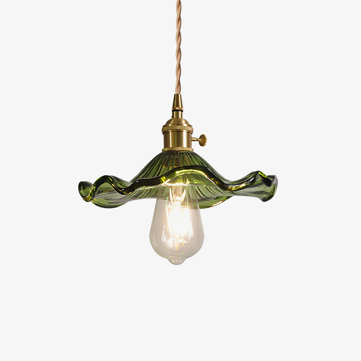 Glass Hibiscus Flower Pendant Light Pendant light