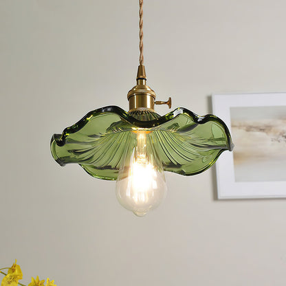 Glass Hibiscus Flower Pendant Light Pendant light