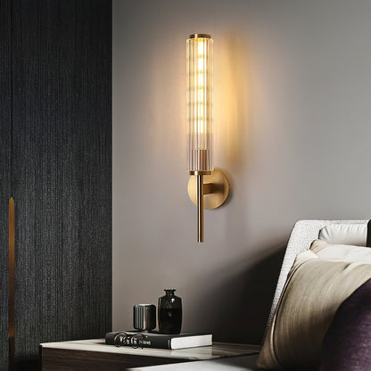 Glass Linear Brass Wall Light Wall lamp