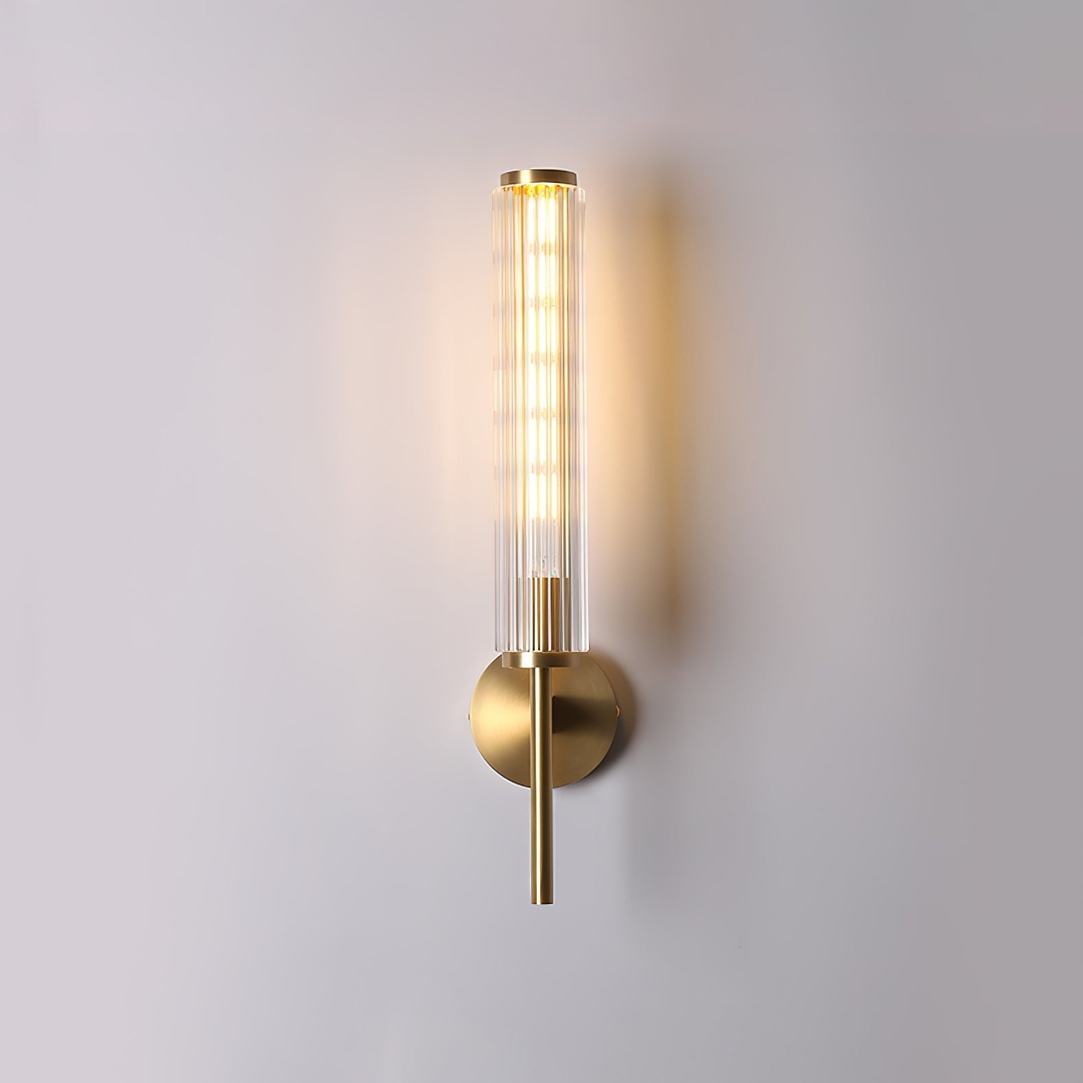 Glass Linear Brass Wall Light Wall lamp