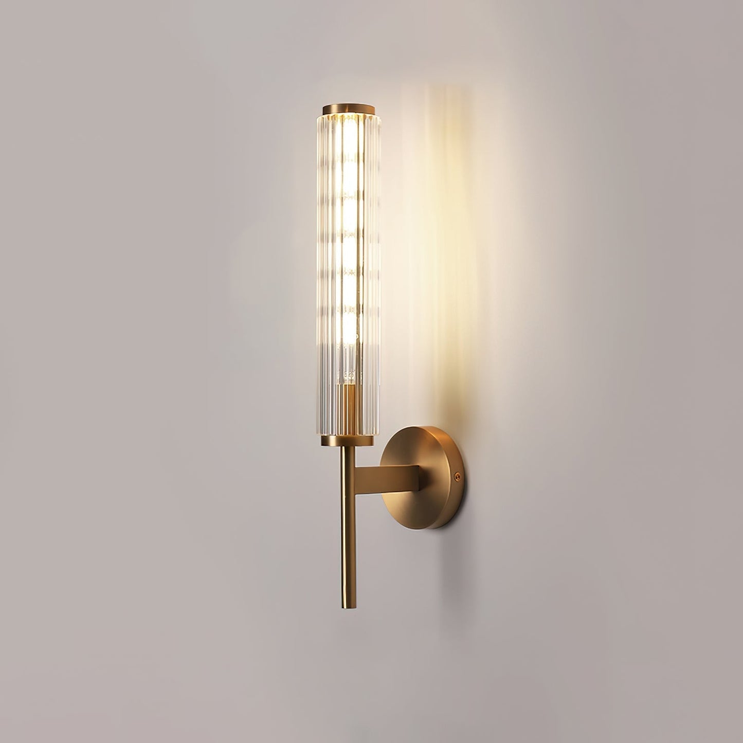 Glass Linear Brass Wall Light Wall lamp