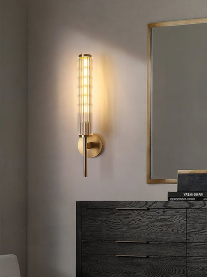 Glass Linear Brass Wall Light Wall lamp