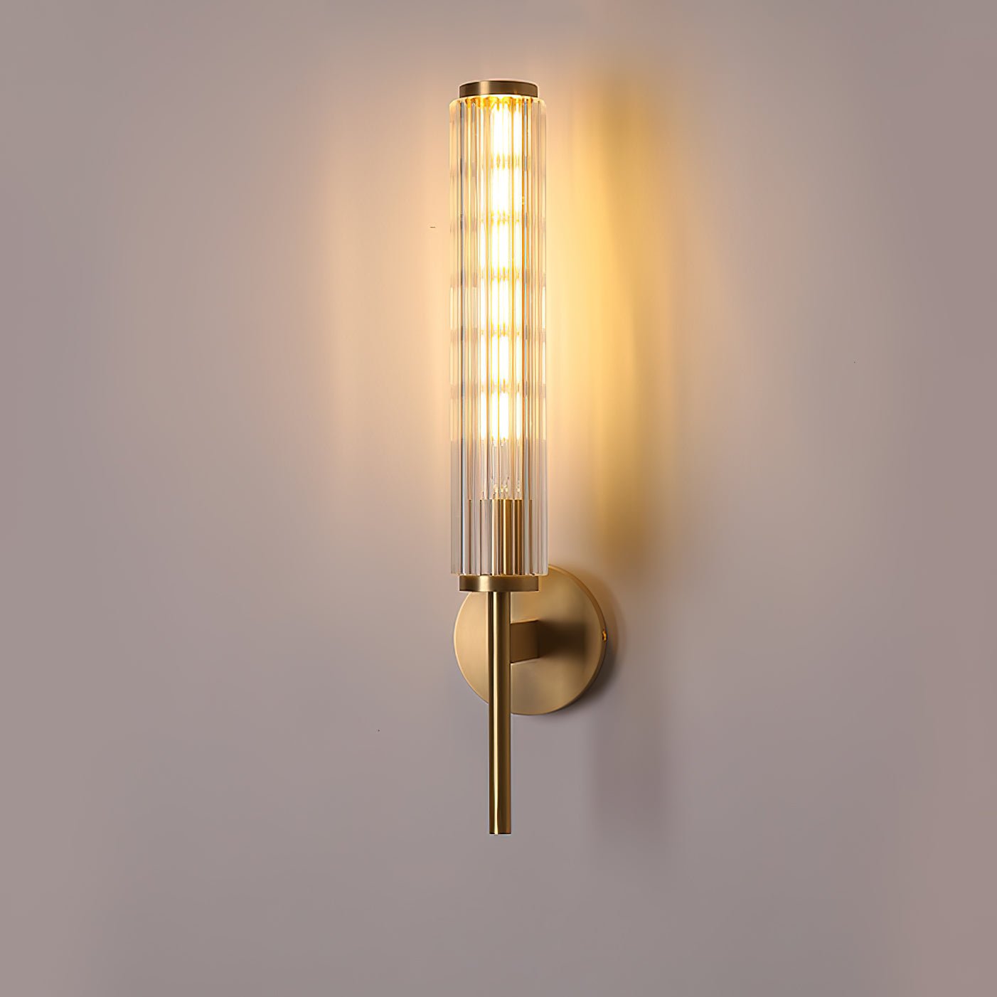 Glass Linear Brass Wall Light Wall lamp