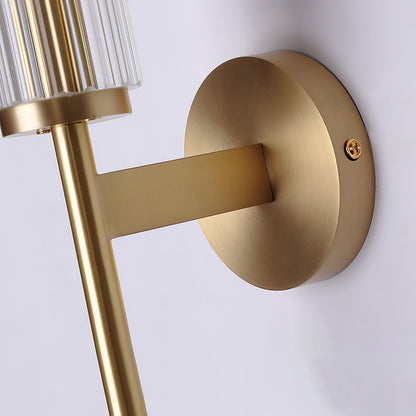 Glass Linear Brass Wall Light Wall lamp
