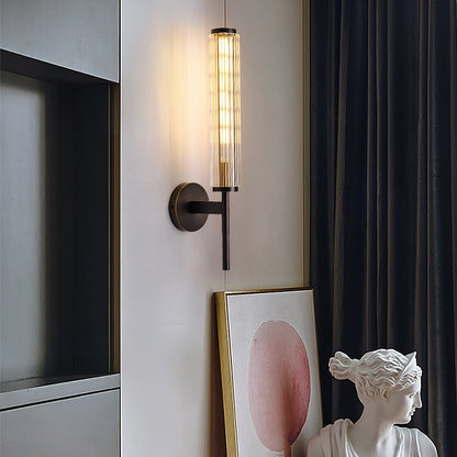 Glass Linear Brass Wall Light Wall lamp
