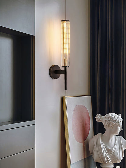 Glass Linear Brass Wall Light Wall lamp