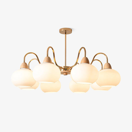 Glass Persimmon Chandelier Chandelier