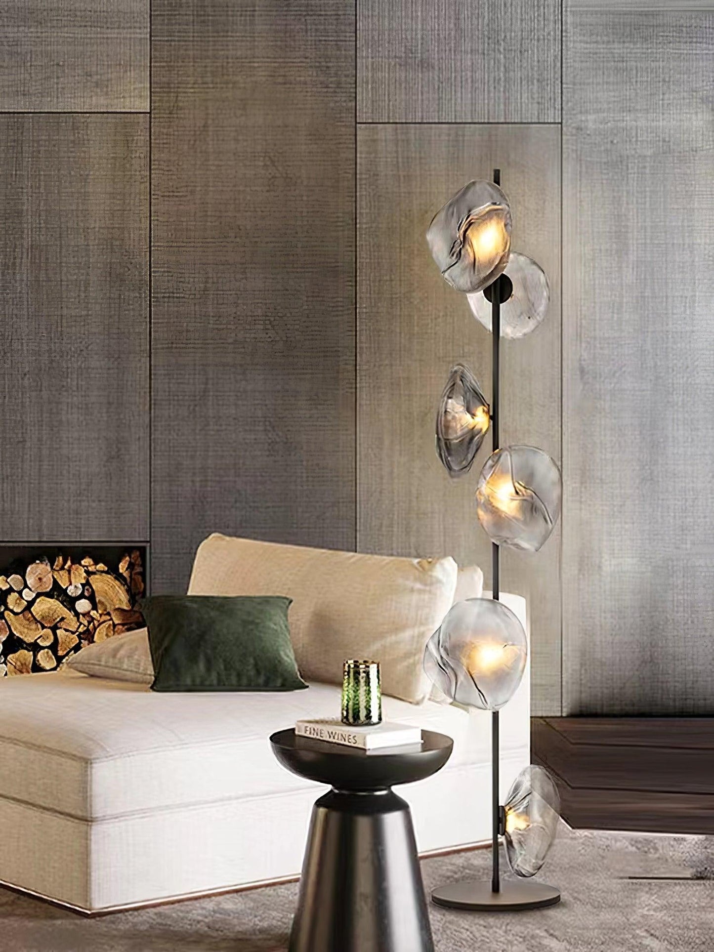 Glass Mesh Petals Floor Lamp Floor lamp