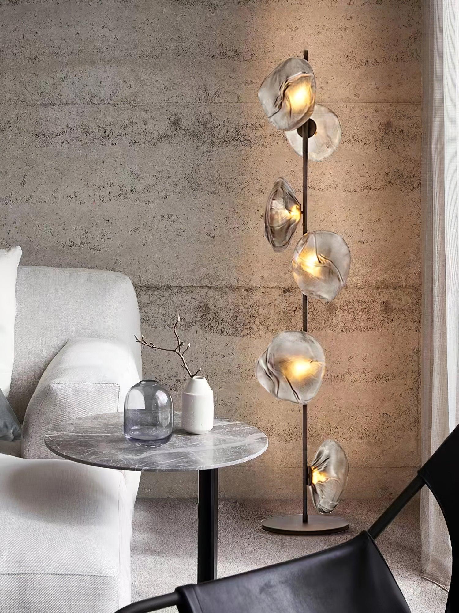 Glass Mesh Petals Floor Lamp Floor lamp