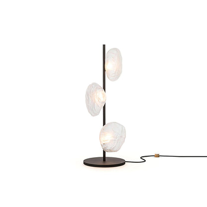 Glass Petals Table Lamp ? 13.8″ x H 35.4″ / Dia 35cm x H 90cm / Black + Clear / US plug Table lamp