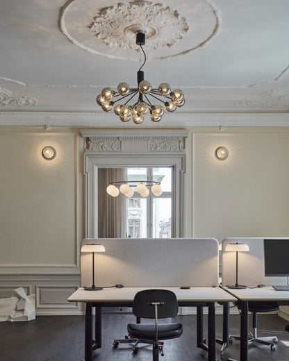 Glass Sphere Cluster Chandelier Chandelier