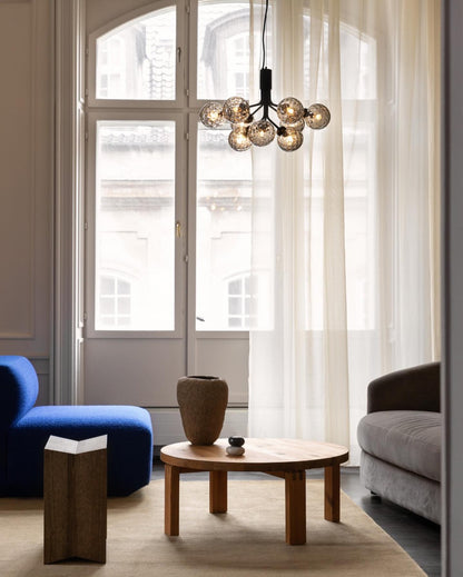 Glass Sphere Cluster Chandelier Chandelier