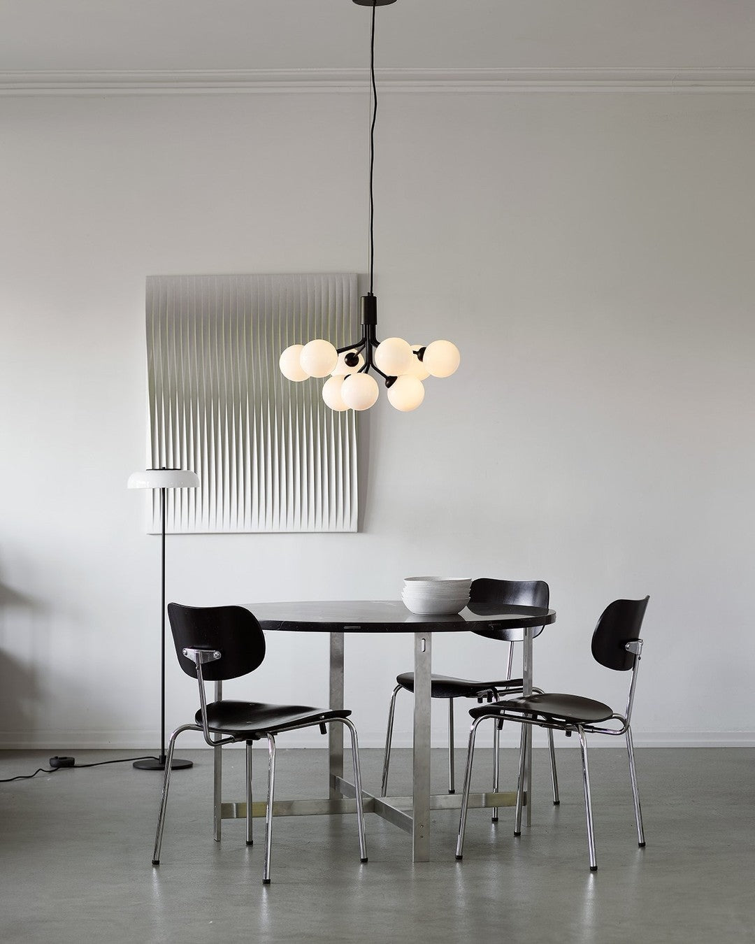Glass Sphere Cluster Chandelier Chandelier