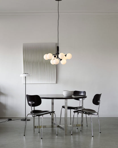 Glass Sphere Cluster Chandelier Chandelier