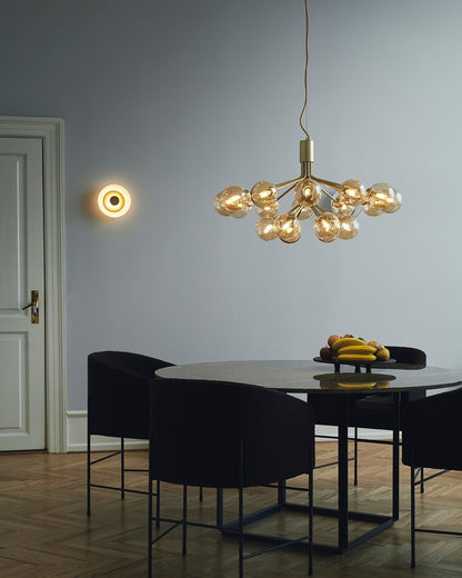 Glass Sphere Cluster Chandelier Chandelier