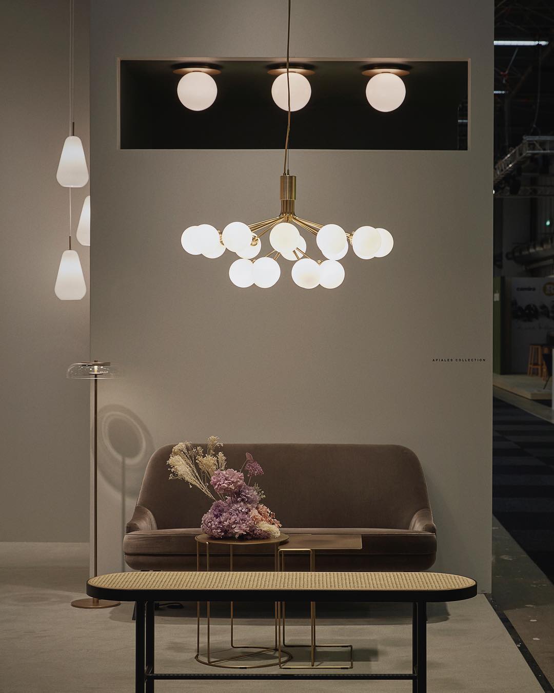 Glass Sphere Cluster Chandelier Chandelier