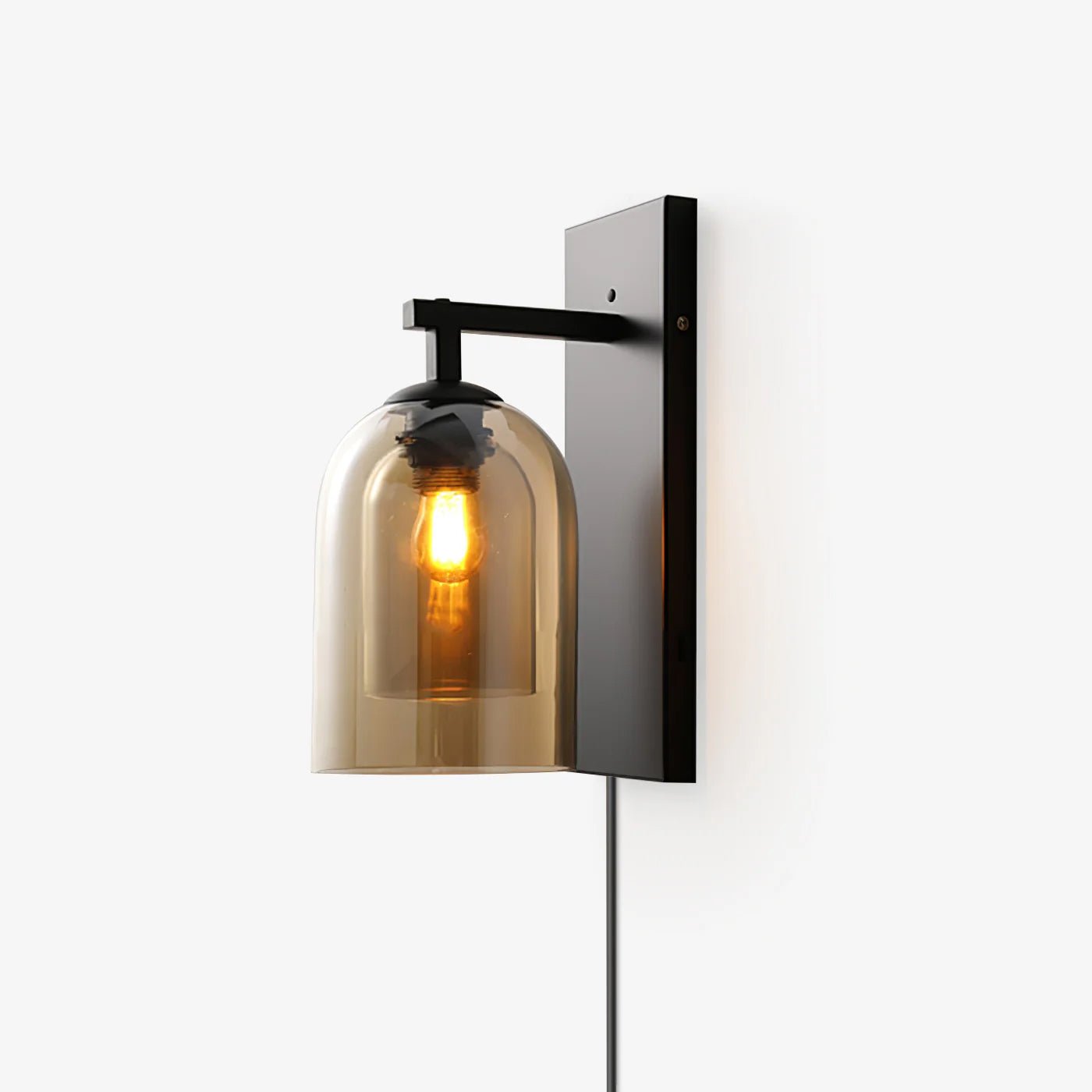 Glass Tubular Plug-in Wall Lamp Wall lamp