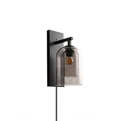 Glass Tubular Plug-in Wall Lamp Wall lamp