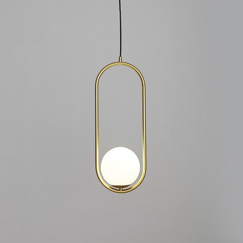 Mila Brass Pendant Swag Light Pendant light