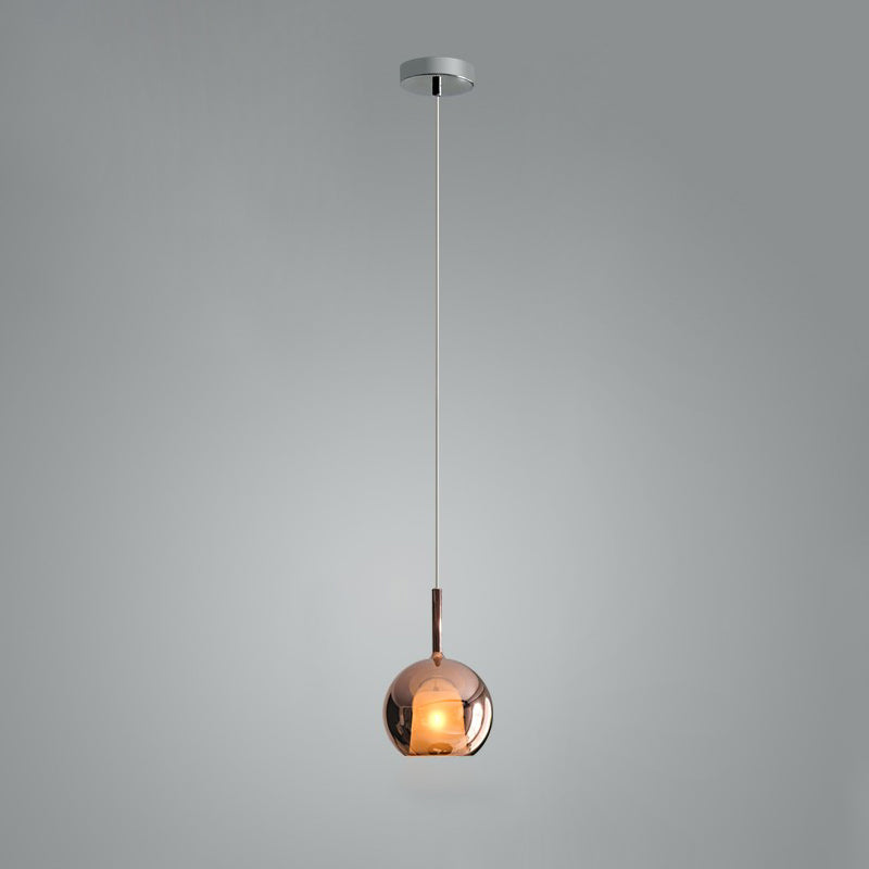 Glo Pendant Light ? 5.1″ x H 11.8″ / Dia 13cm x H 30cm / Rose Gold Pendant light