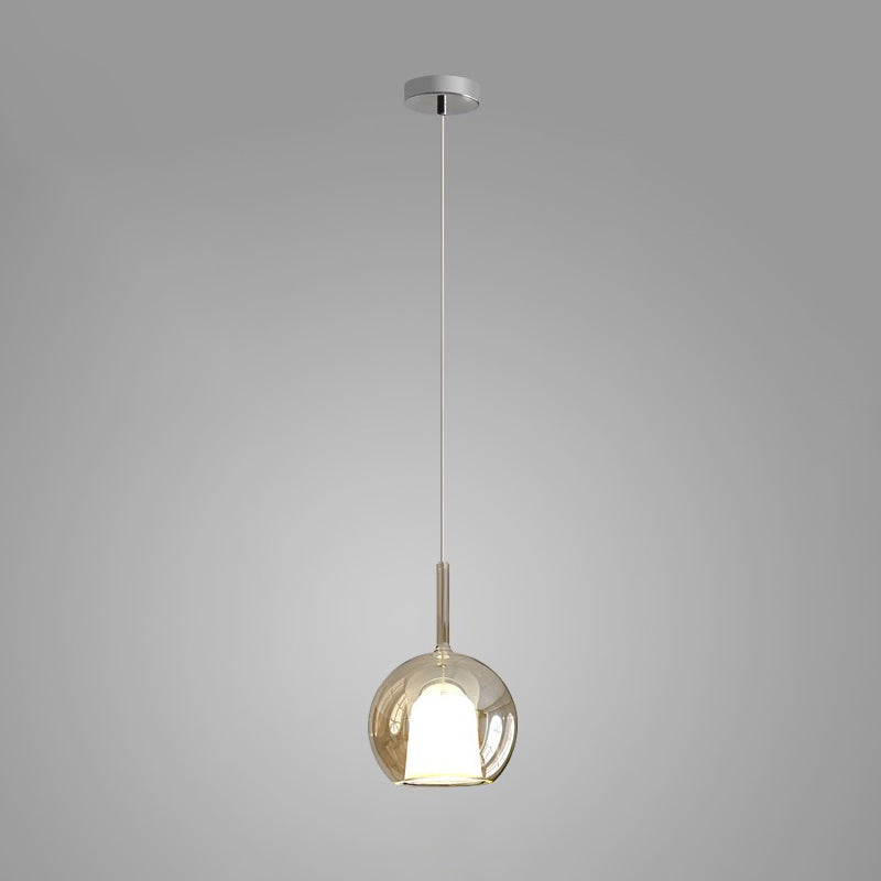 Glo Pendant Light ? 7.9″ x H 14.2″ / Dia 20cm x H 36cm / Light Amber Pendant light