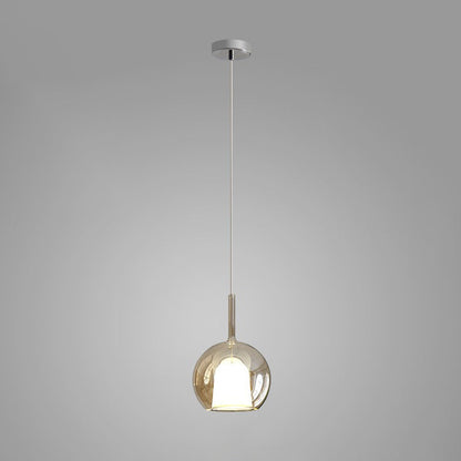 Glo Pendant Light ? 7.9″ x H 14.2″ / Dia 20cm x H 36cm / Light Amber Pendant light