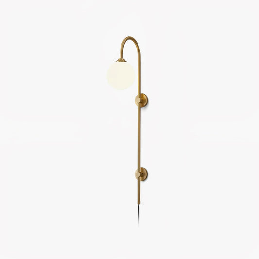 Globe Brass Wall Sconce Wall lamp