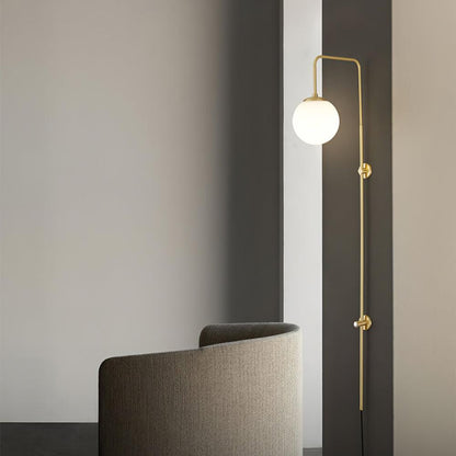 Globe Brass Wall Sconce Wall lamp