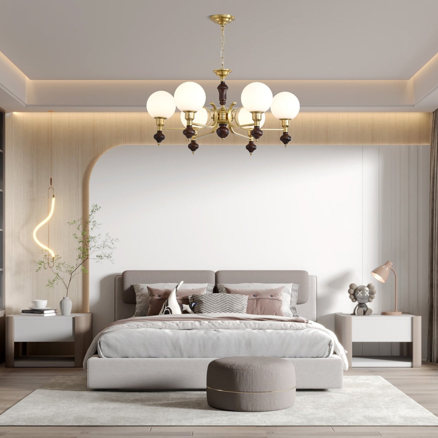 Globe Orb Chandelier Chandelier