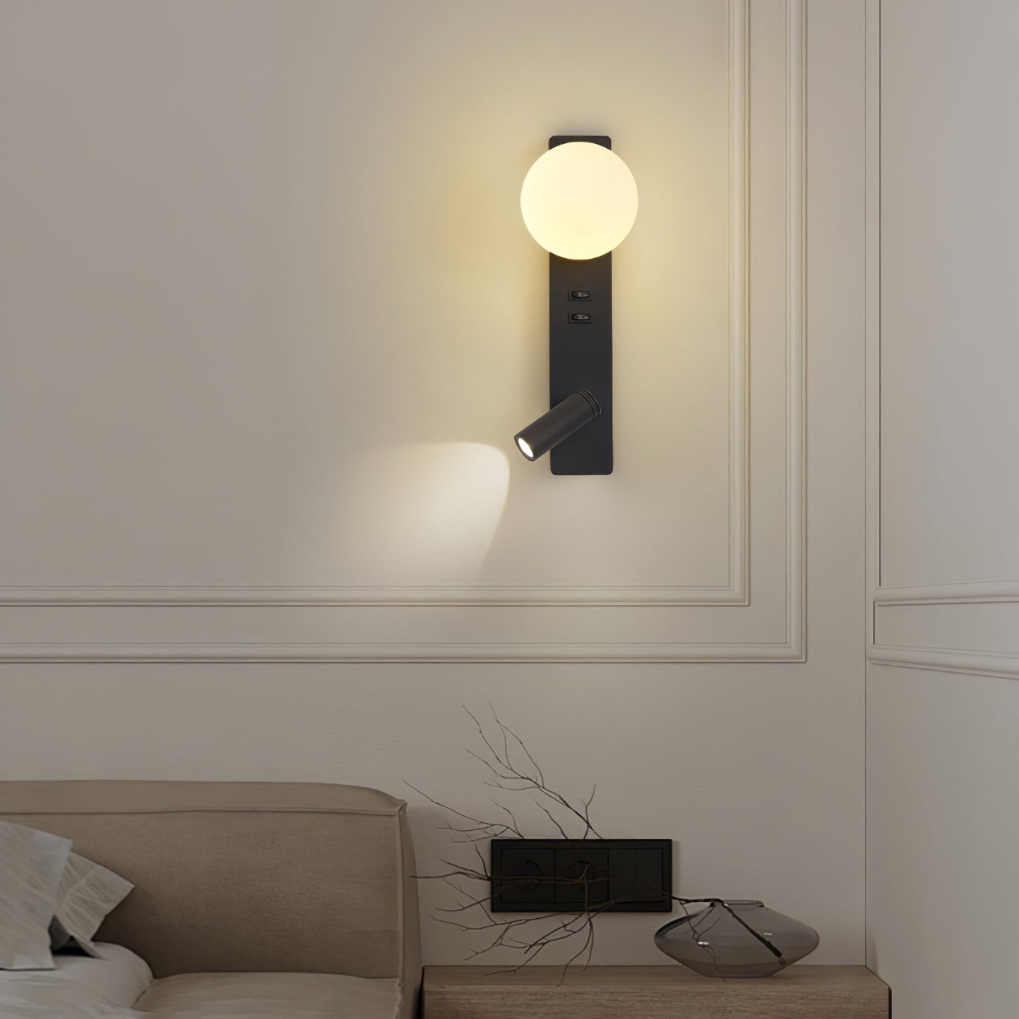 Glos Slim wall lamp Wall lamp