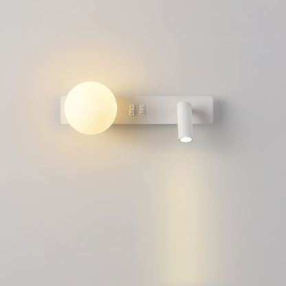 Glos Slim wall lamp Model A Left L 11.8″ x W 3.9″ / White / Warm Light Wall lamp